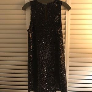 Michael Stars Sequined Black Dress